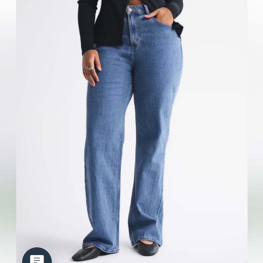 Abercrombie Curve Love High Rise 90s Relaxed Jeans